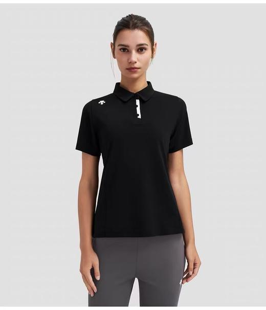 点此购买 迪桑特夏季高尔夫FIELD女士防晒修身短袖POLO衫 QK 324076 商品图7