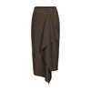 【提琴诗人】不规则立裁设计绵羊毛混纺半裙 商品缩略图4