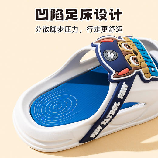 【卡通可爱造型，俏皮可爱~】汪汪队儿童拖鞋 男女孩童夏季室内居家用 软底防滑卡通洗澡浴室拖鞋-QQ 商品图2