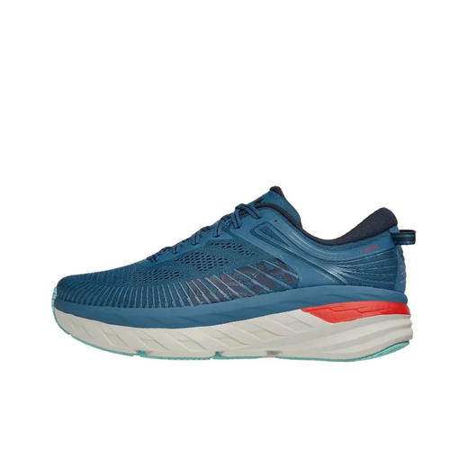 HOKA ONE ONE Bondi 7 舒适百搭 织物网布减震防滑耐磨透气轻便回弹 低帮跑步鞋 商品图0