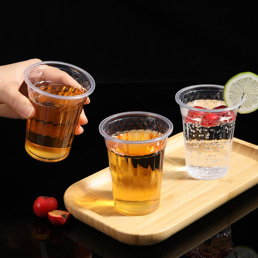 【批发】美丽雅240ML加厚航空杯家用水杯茶杯饮料杯 100只/袋 商品图7