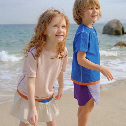 美国WOL 儿童户外短袖速干T恤 运动排汗下装跑步登山防晒服|小爪衣 商品图5