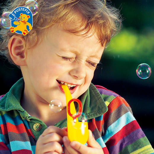 PUSTEFIX泡特飞 梦幻熊泡泡（1个装，红黄瓶身随机发货)）泡泡玩具 适用年龄3岁+ 安全无毒 不刺激 德国原装  869-525 商品图1