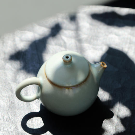 问鼎汝瓷鼎峰系列天青老款龙胆壶 商品图5