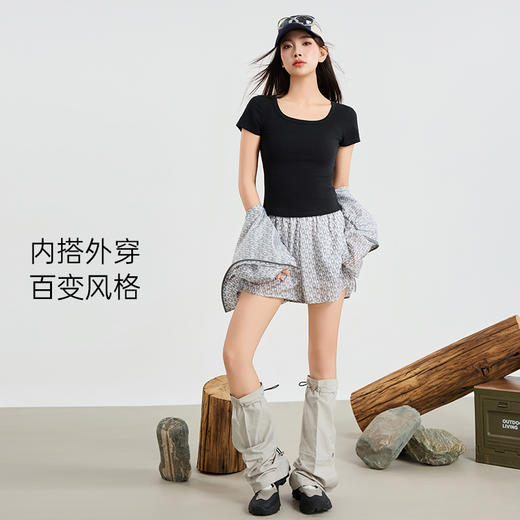 I’d爱帝洋气印花翻领防晒衣夏季薄款户外防晒套装 商品图1