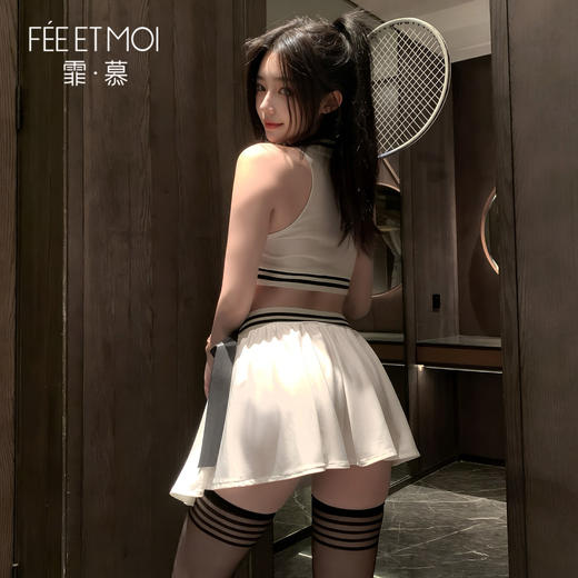 【情趣内衣】霏慕 网球女神运动分体套装ZY38 商品图6