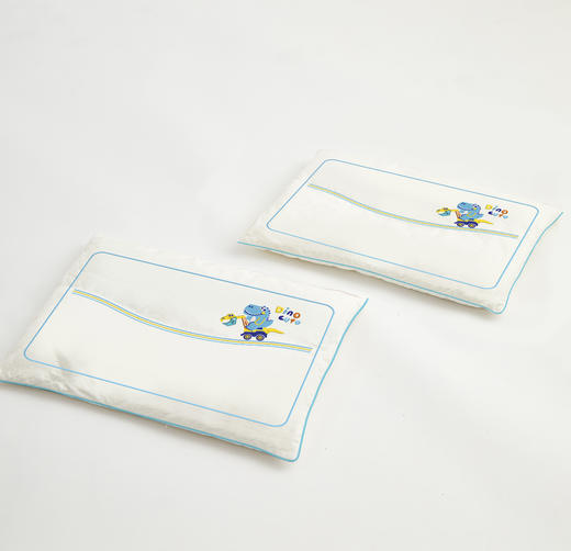 多喜爱 全棉抗菌儿童枕（安妮的兔/蛋壳龙）】饱满回弹 全位包裹 可水洗 更干净 商品图6