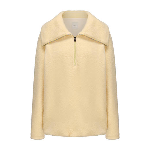 【暖阳舒芙蕾】廓形造型大翻领宽松卫衣 商品图4