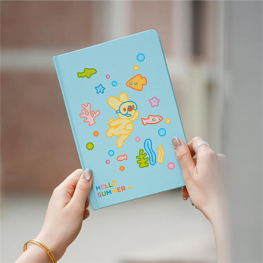 夏日系列团团硬面笔记本 商品图3