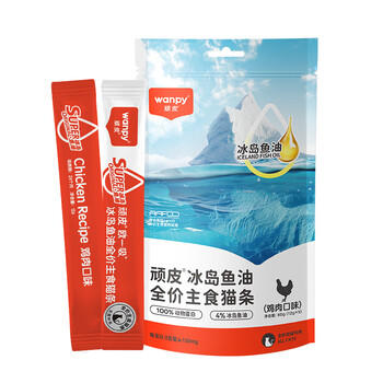 顽皮（Wanpy）ORIGINAL欧一吸冰岛鱼油全价主食猫条随机口味1袋 商品图6