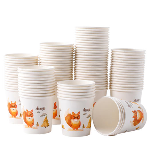 【批发】美丽雅茶语纸杯50只入/包(6.5盎司) 商品图3