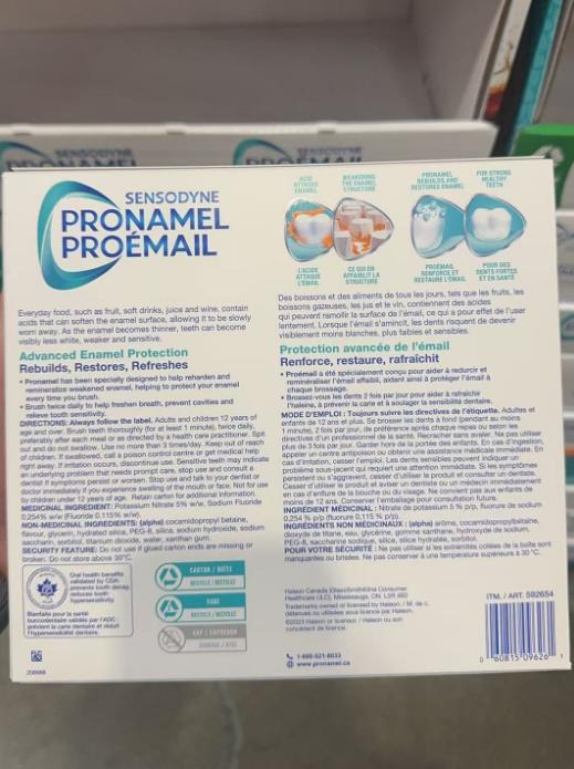 SENSODYNE舒适达专业抗敏感抗酸牙膏12岁以上（115ml*4）温哥华直邮 商品图1