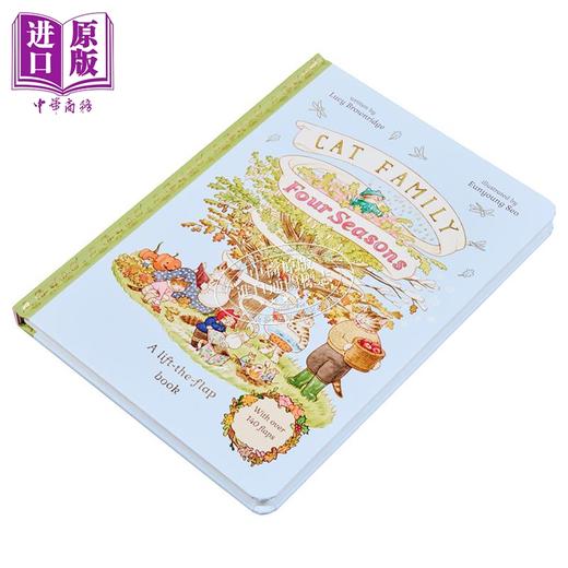 【中商原版】猫猫家族的四季历程 Eunyoung Seo Cat Family Four Seasons A Lift-the-Flap Book 英文原版 儿童绘本 翻页书 商品图1
