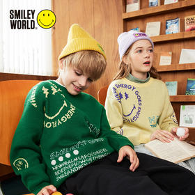 占姆士奥莱款  童装男女童洋气套头针织衫秋冬毛衣潮流保暖S23415M073
