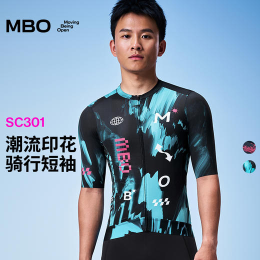 MBO男子短袖骑行服SC301 潮流骑行短袖25年春夏新款 商品图0