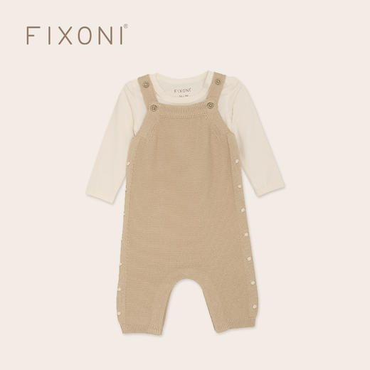 【云优选】FIXONI宝宝哈衣背带裤套装-限时清仓 商品图2