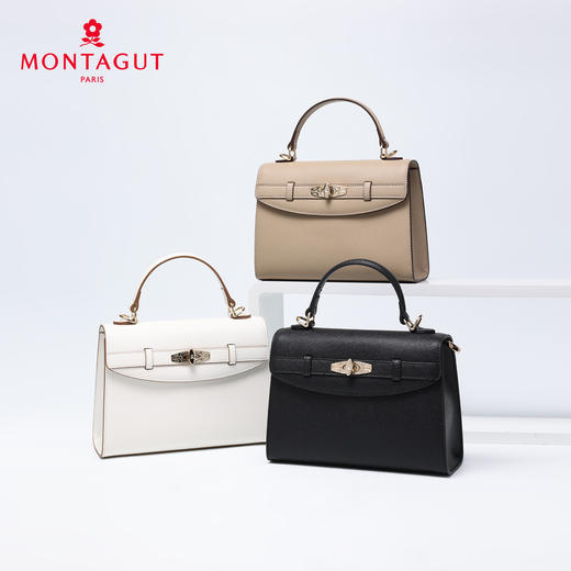 梦特娇女包新款时尚手提包2025秋季百搭单肩斜挎包轻奢潮流凯莉包 商品图8