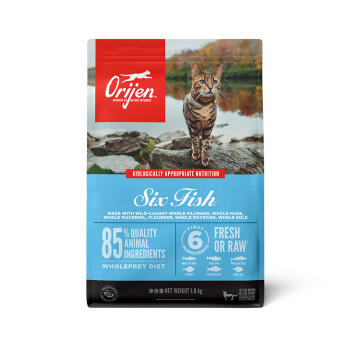 Orijen渴望猫粮 成猫幼猫粮 六种鱼肉无谷全价通用进口1.8kg效期26/11 商品图3