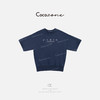 COCO ZONE 刘一一 “蓝调时刻”100棉亲肤透气女短袖T恤 CD2A1363 商品缩略图0