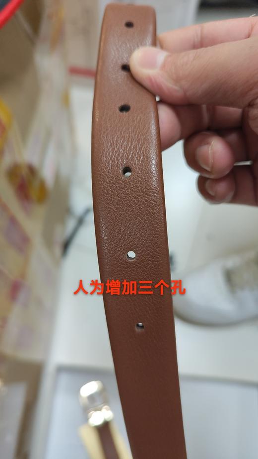 6941941111971 金利来goldlion 女式皮带头层牛皮女士腰带简约时装扣女士裤带 商品图4