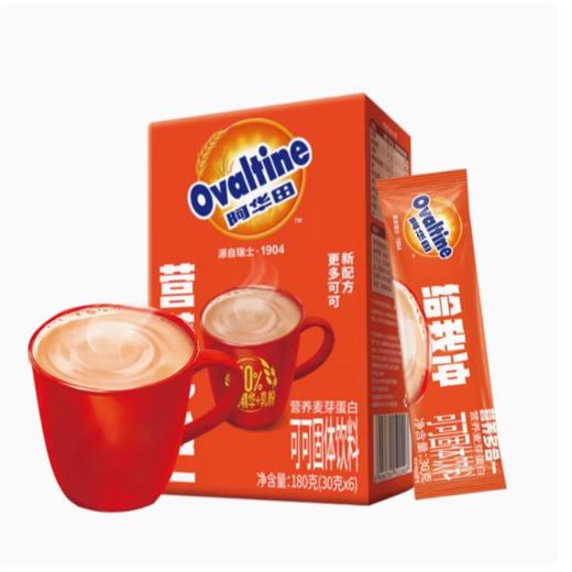阿华田 营养麦芽蛋白固体饮料 180g(30g*6袋)/盒 商品图1