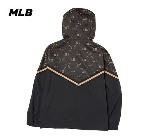 【M/L/XL断码】【微瑕，如无货做退款处理】MLB男女同款24秋冬新款满印钻石老花梭织外套3AWJM0144 商品图3