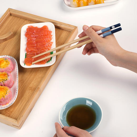 【批发】美丽雅筷子家用竹制2022新款熊猫印花防滑耐高温 5双/盒 商品图2