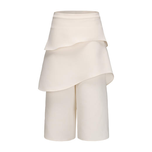 【云层梦境】多层次裁片拼接造型七分裙裤 商品图4