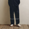 PLUS CRASH夏季松弛感老钱风百搭复古中式垂感抽绳直筒休闲长裤 商品缩略图2