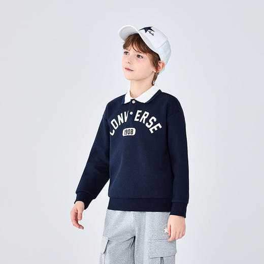 CONVERSE 秋 大童小童 儿童童装衬衫 CNVN-PL-J106 商品图1