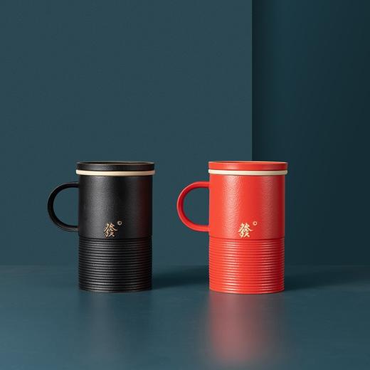 万仟堂 发财杯 办公杯 马克杯 情侣杯双色可选  商品图0