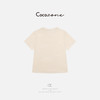 COCO ZONE 刘一一 "漫步T"修身圆领显瘦做旧故事感T恤CD2A1437 商品缩略图5