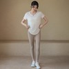 跃牌【周游世界系列】新款瑜伽服女宽松透气上衣跑步训练健身服T恤桑蚕丝运动短袖TP0873 商品缩略图4