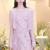 MAXRIENY2025夏季新款时尚荷叶边装饰烫钻针织开衫外套(货号:MF86JA252) 商品缩略图1