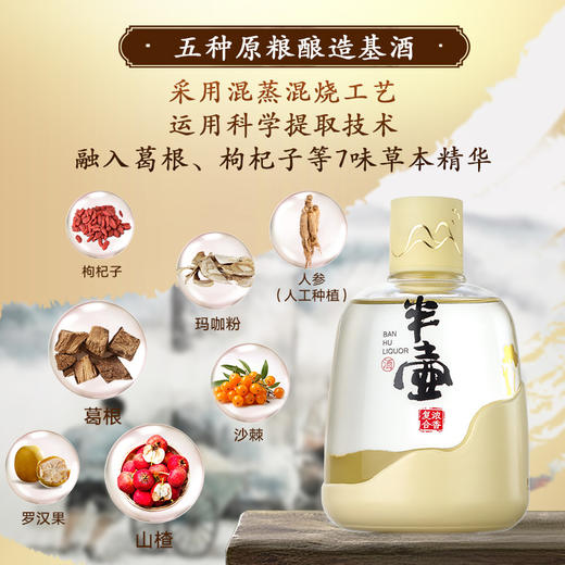 【新品】258ml42度半壶酒礼盒(复合浓香)_1*2 商品图6