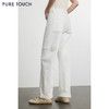 PURE TOUCH 白色直筒牛仔裤1332253356 商品缩略图2
