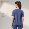 莫代尔砂洗螺纹瑜伽服宽松运动T恤短袖 DY66202 商品缩略图11