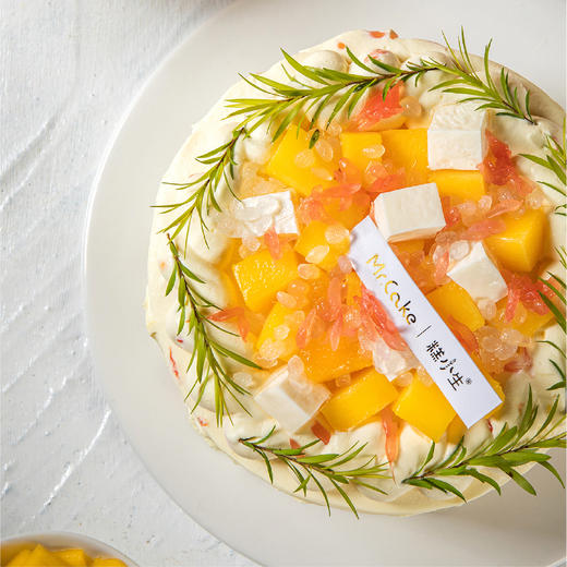 【老客户专享价】夏季新品上新-杨枝甘露纯动物奶油半糖蛋糕 商品图4