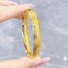 【限时克减150元】足金999 #超轻 5G黄金空心繁花花纹固口手镯（面宽约6.7--7.2mm）(BN5GSZ00017)预售产品下单后不退款不退货不换货不补差价 商品缩略图1
