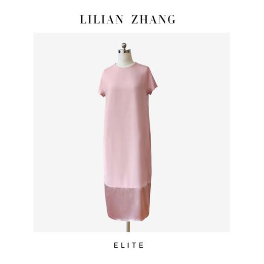 E“定制”——静奢风———柔韵悠雅———法式粉彩Oversize连衣裙 2501060 商品图0