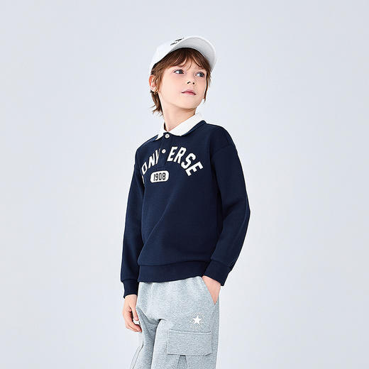 CONVERSE 秋 大童小童 儿童童装衬衫 CNVN-PL-J106 商品图4