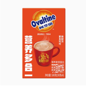 阿华田 营养麦芽蛋白固体饮料 180g(30g*6袋)/盒