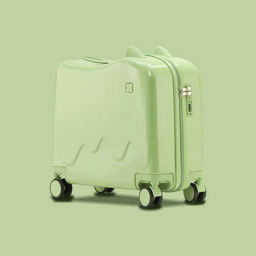 【大空间，小夹层】儿童行李箱 可骑可坐轻便小型登机箱 男女拉杆旅行箱包 密码箱18寸-QQ 商品图6