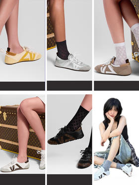 现货 THS-限时 驴家 热门Sneakerina 芭蕾风运动鞋 5色 BZ1252