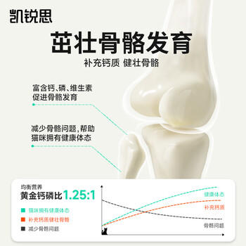 凯锐思幼猫猫粮4-12月奶糕全价幼猫粮营养提高免疫4斤 商品图1