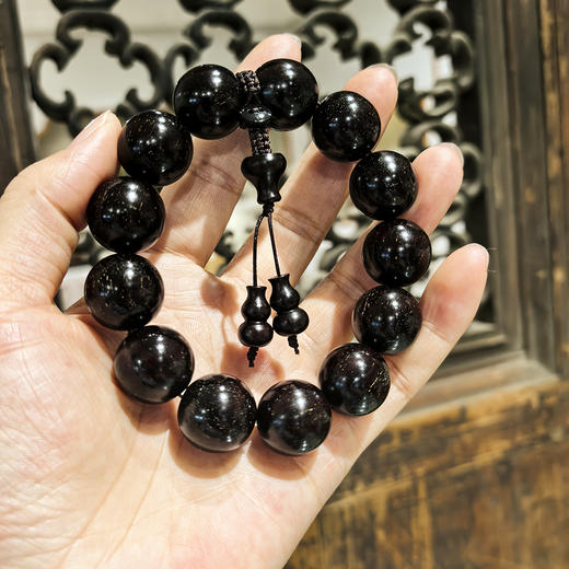 1.5/1.8小叶紫檀金星手串 商品图2