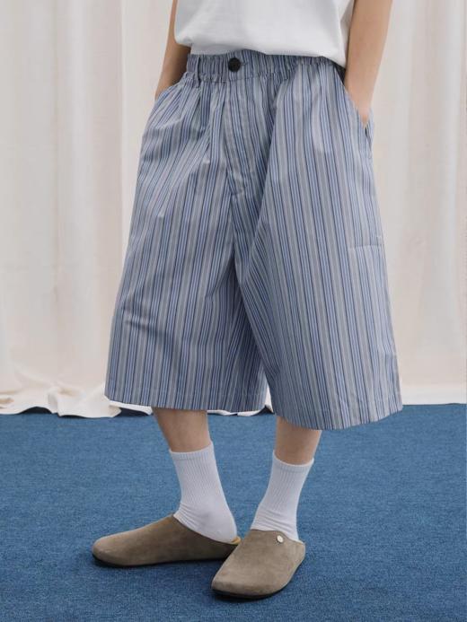 LIVINGTOWN/LT定制条纹五分裤 商品图2