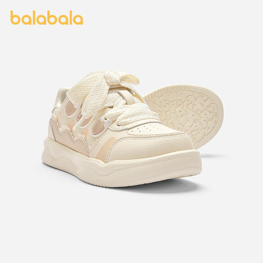 巴拉巴拉儿童板鞋女童小白鞋春秋2025新款休闲鞋透气 商品图1