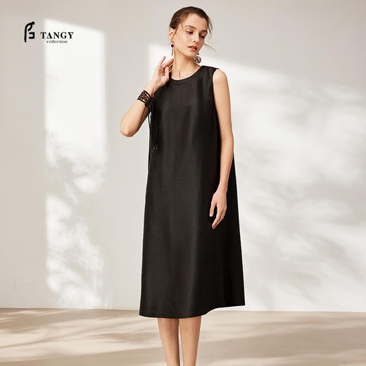 TANGY Collection天意2025秋季新品商场同款女连衣裙L253805 商品图0