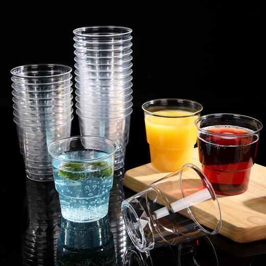 【批发】美丽雅大号航空杯茶杯加厚硬质透明太空杯 20只/袋 商品图1